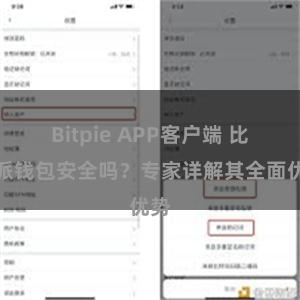 Bitpie APP客户端 比特派钱包安全吗？专家详解其全面优势