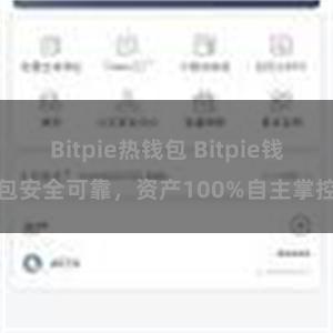 Bitpie热钱包 Bitpie钱包安全可靠，资产100%自主掌控