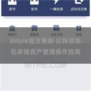 Bitpie官方更新 比特派钱包多链资产管理操作指南