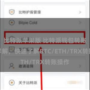 比特派苹果版 比特派钱包转账教程详解，快速了解BTC/ETH/TRX转账操作