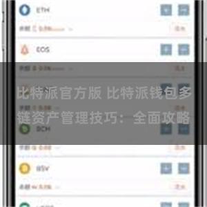 比特派官方版 比特派钱包多链资产管理技巧：全面攻略