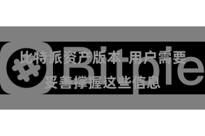 比特派资产版本  用户需要妥善撑握这些信息